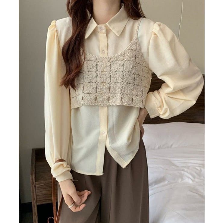 冬新作 クロシェ編み キャミソール | LOVERS | 詳細画像4 