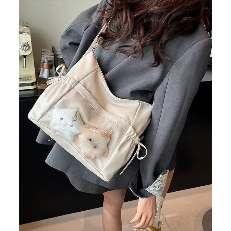 冬新作 サイドリボン クリアポケット付き | LOVERS | 詳細画像7 