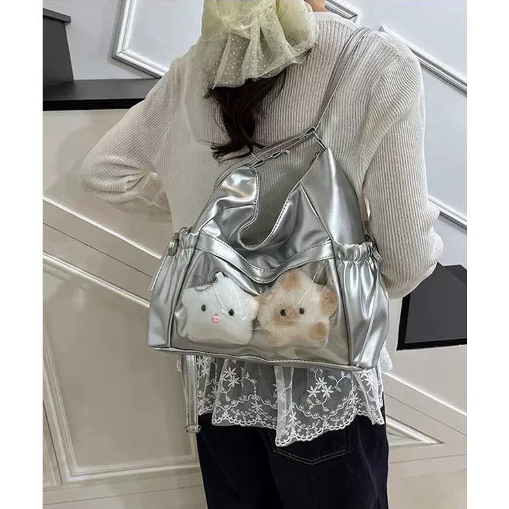 冬新作 サイドリボン クリアポケット付き | LOVERS | 詳細画像10 