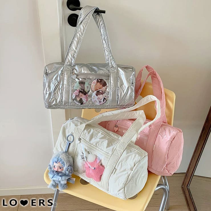 冬新作 リボンキルティング クリアポケット付き | LOVERS | 詳細画像1 