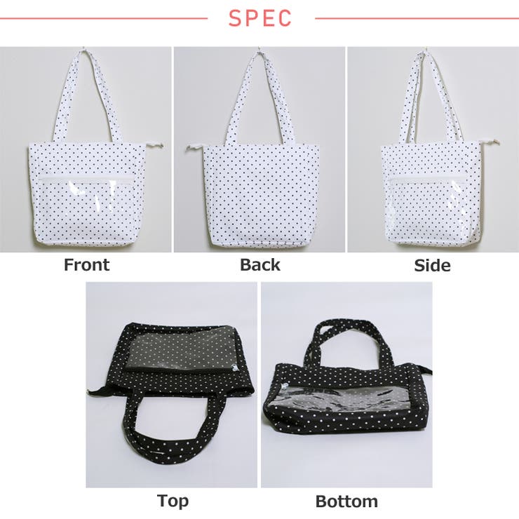 冬新作 ドット柄 クリアポケット付き | LOVERS | 詳細画像18 