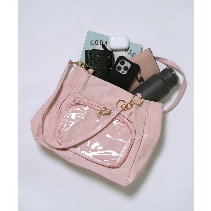 冬新作 チェーンハンドル クリアポケット付き | LOVERS | 詳細画像20 