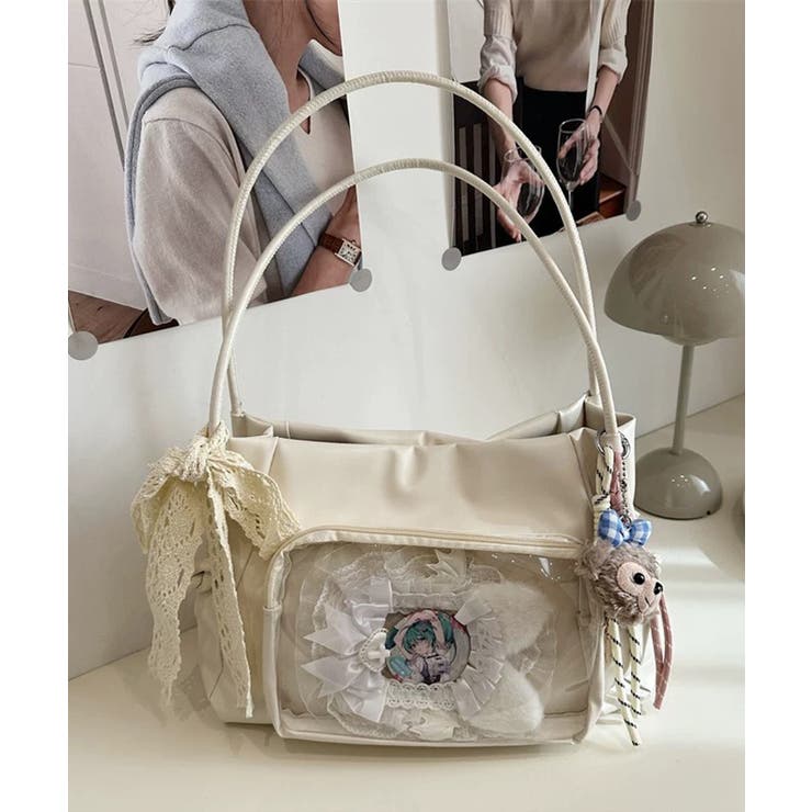 冬新作 ダブルハンドル クリアポケット付き | LOVERS | 詳細画像6 