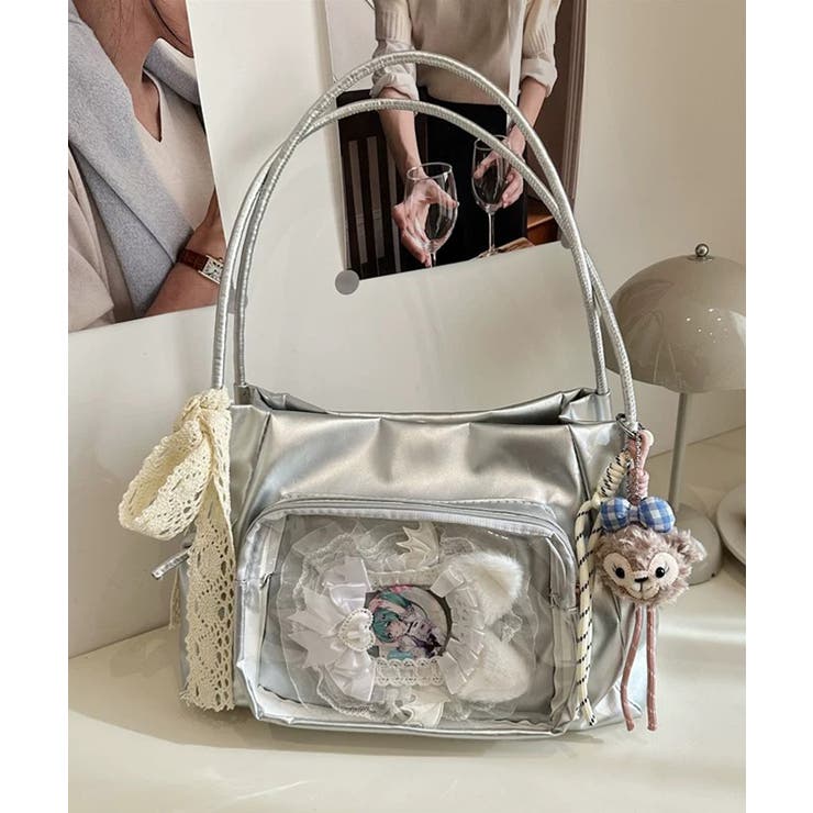 冬新作 ダブルハンドル クリアポケット付き | LOVERS | 詳細画像9 