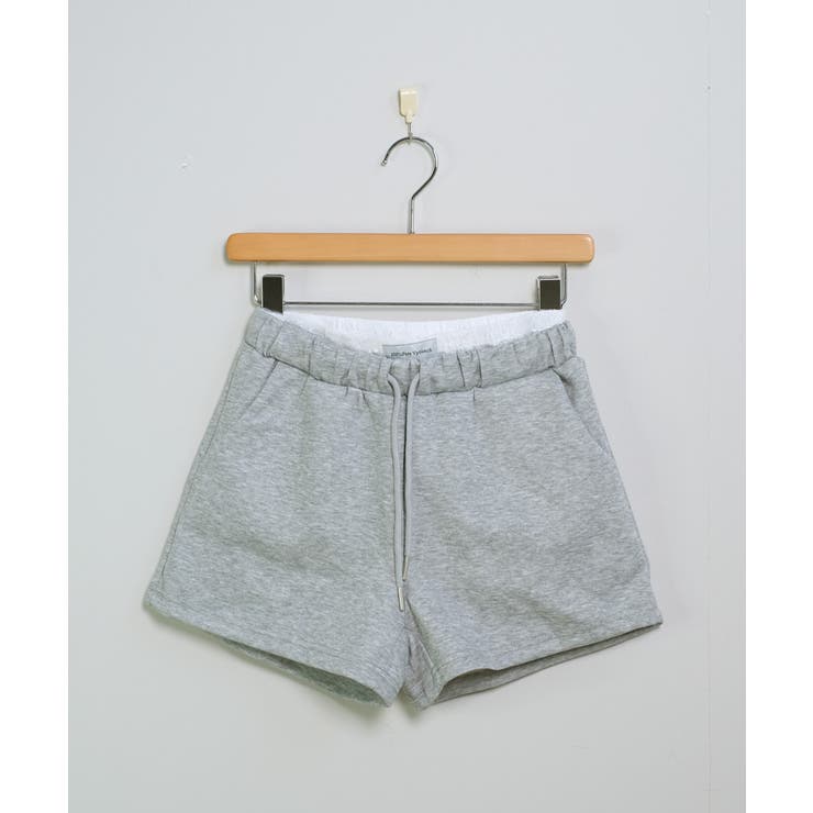 冬新作 レースレイヤード風 スウェットショートパンツブロケットコア | LOVERS | 詳細画像13 