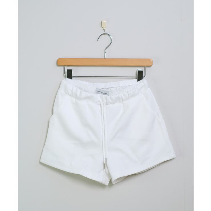 冬新作 レースレイヤード風 スウェットショートパンツブロケットコア | LOVERS | 詳細画像15 