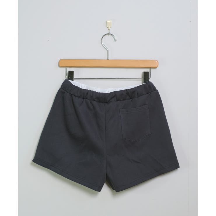 冬新作 レースレイヤード風 スウェットショートパンツブロケットコア | LOVERS | 詳細画像18 