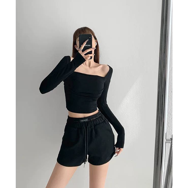 冬新作 レースレイヤード風 スウェットショートパンツブロケットコア | LOVERS | 詳細画像6 