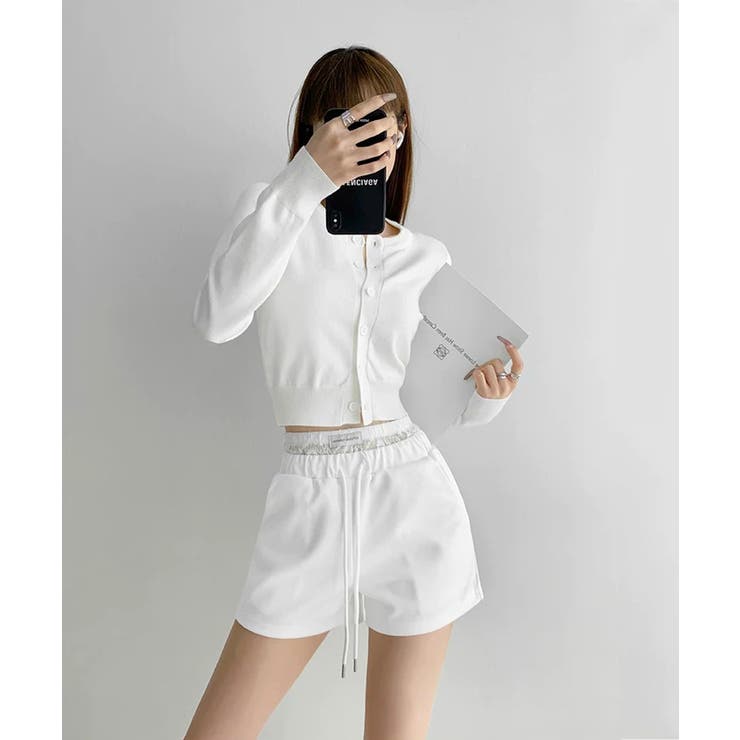 冬新作 レースレイヤード風 スウェットショートパンツブロケットコア | LOVERS | 詳細画像9 