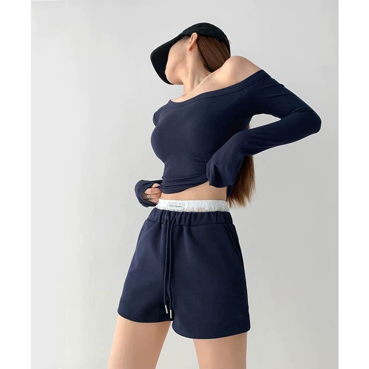 冬新作 レースレイヤード風 スウェットショートパンツブロケットコア | LOVERS | 詳細画像11 