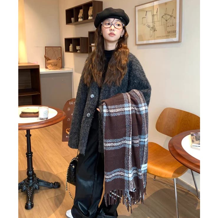 冬新作 チェック柄 ワッペン付き | LOVERS | 詳細画像10 