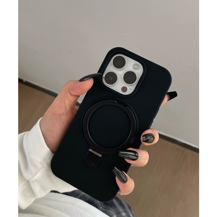 ブラック | 冬新作 MagSaf リングスタンド付き | LOVERS