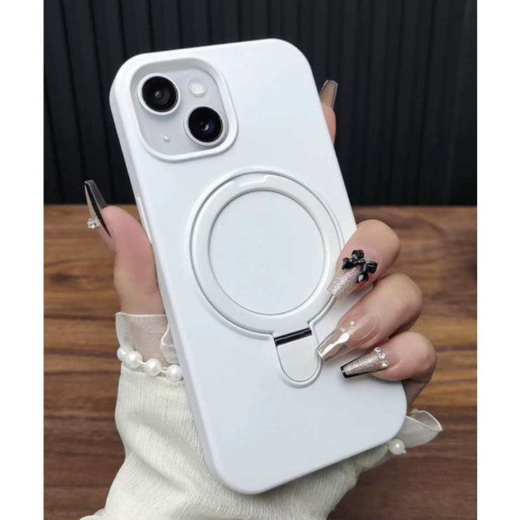 ホワイト | 冬新作 MagSaf リングスタンド付き | LOVERS