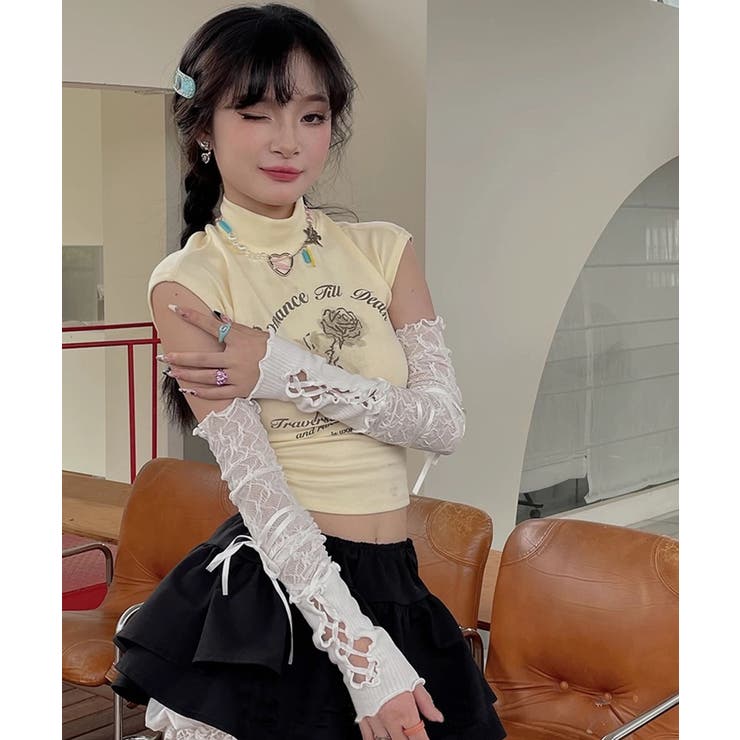 冬新作 レースアップ シアーレース | LOVERS | 詳細画像14 