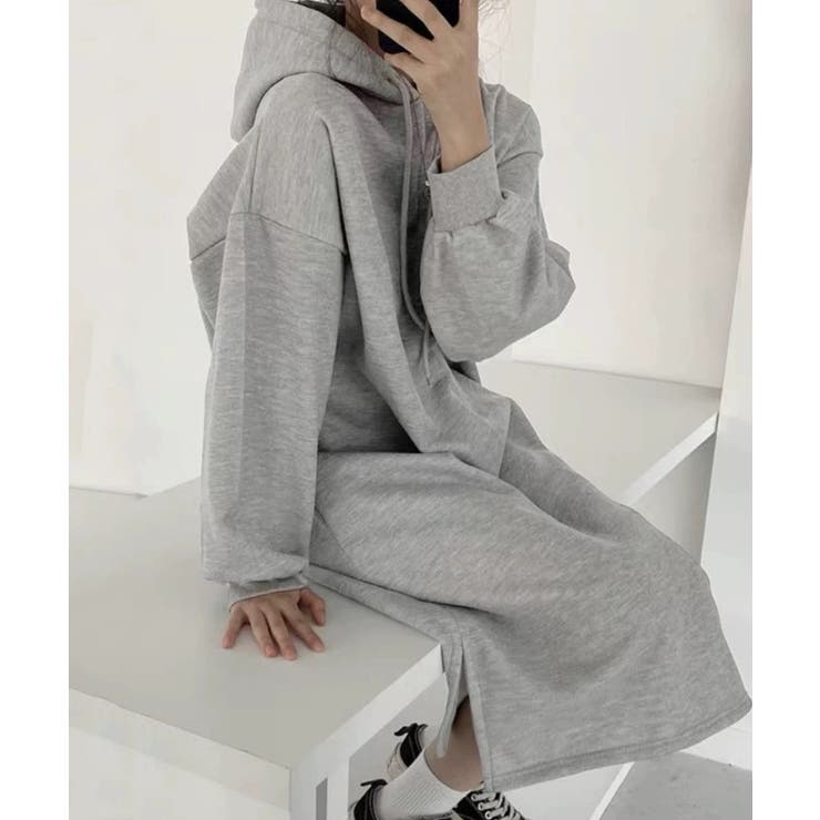 冬新作 サイドスリット パーカー | LOVERS | 詳細画像2 