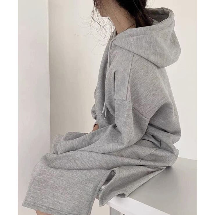 冬新作 サイドスリット パーカー | LOVERS | 詳細画像4 