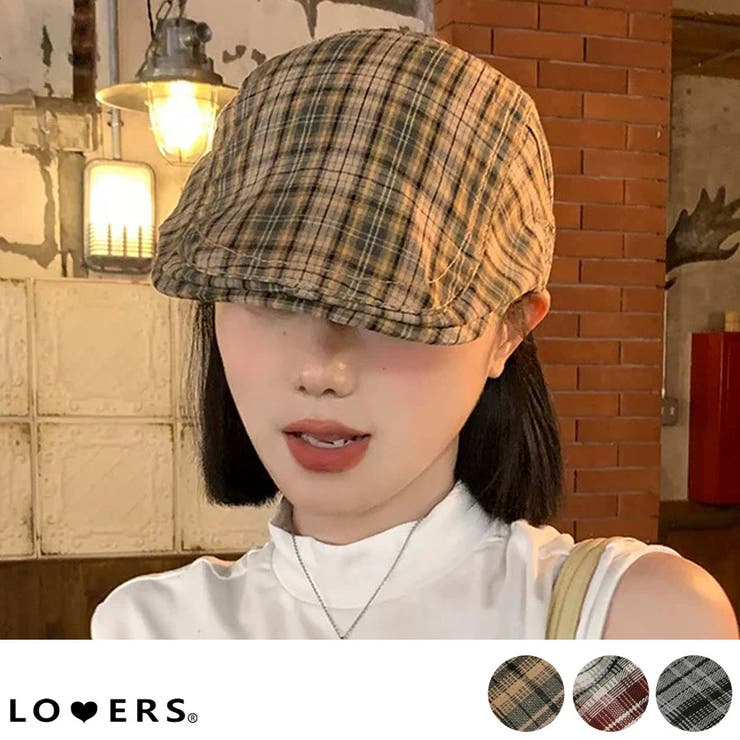 冬新作 チェック柄 スクエアベルト | LOVERS | 詳細画像1 