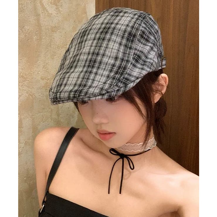 グレー | 冬新作 チェック柄 スクエアベルト | LOVERS