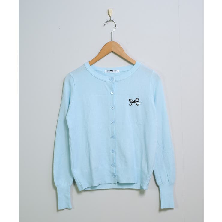 冬新作 ワンポイントリボン刺繍 ニットカーディガン | LOVERS | 詳細画像14 