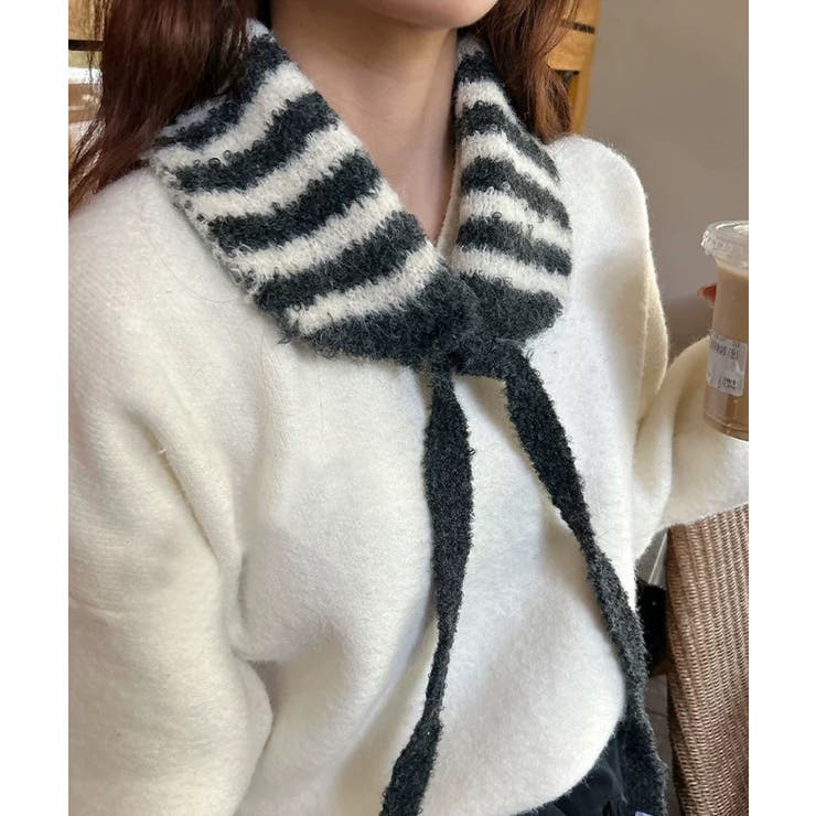 冬新作 ボーダー柄 紐付き | LOVERS | 詳細画像3 