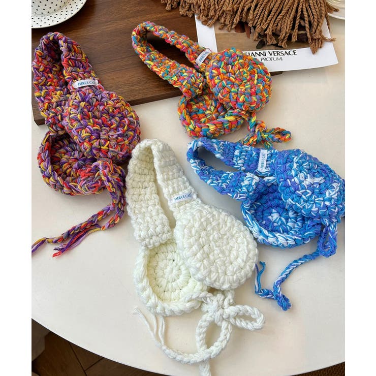 冬新作 カラフルニット編み 紐付き | LOVERS | 詳細画像2 