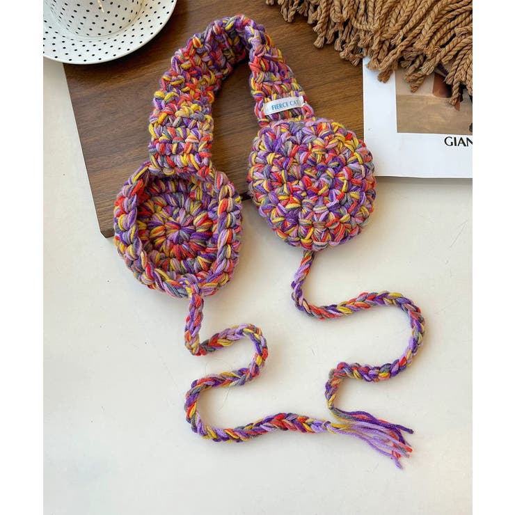 冬新作 カラフルニット編み 紐付き | LOVERS | 詳細画像5 