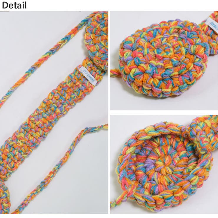 冬新作 カラフルニット編み 紐付き | LOVERS | 詳細画像14 