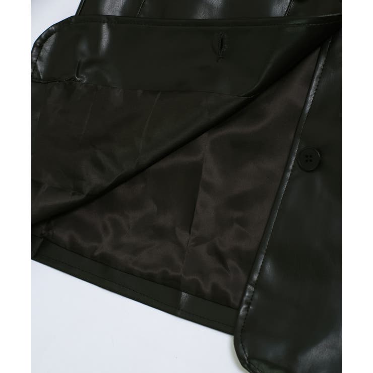 冬新作 PUレザー テーラードジャケット海外コーデ | LOVERS | 詳細画像13 