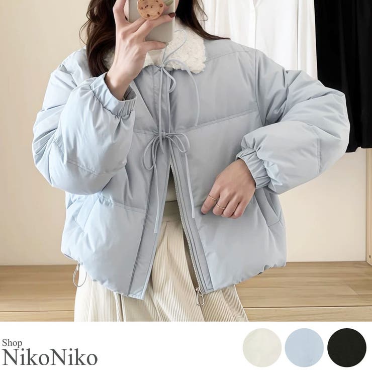 冬新作 リボンデザイン ボアカラー | LOVERS | 詳細画像1 