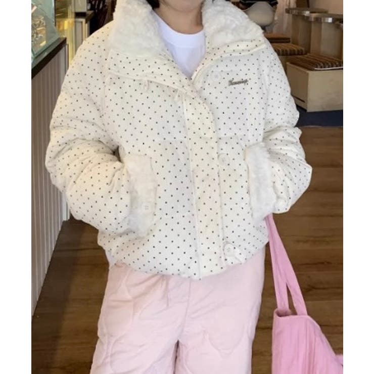 冬新作 ドット柄 ボアカラー | LOVERS | 詳細画像2 