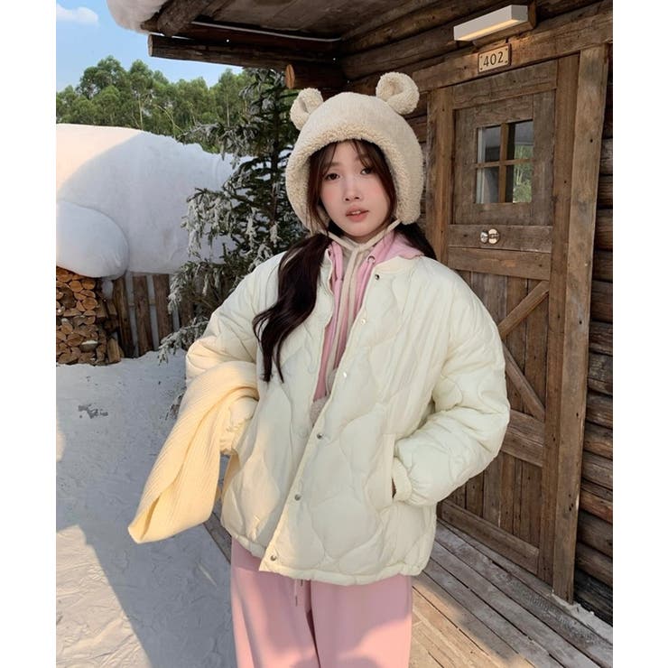 冬新作 ウェーブキルティング ノーカラー | LOVERS | 詳細画像7 