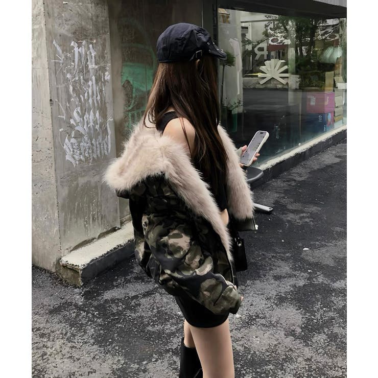 冬新作 カモフラ フェイクファー | LOVERS | 詳細画像4 