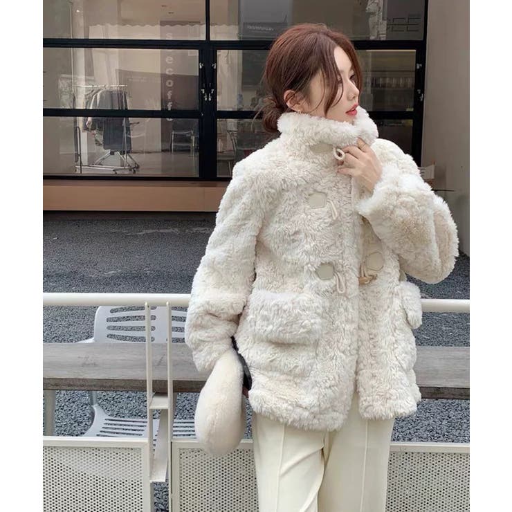 冬新作 トグルボタン フェイクファー | LOVERS | 詳細画像6 