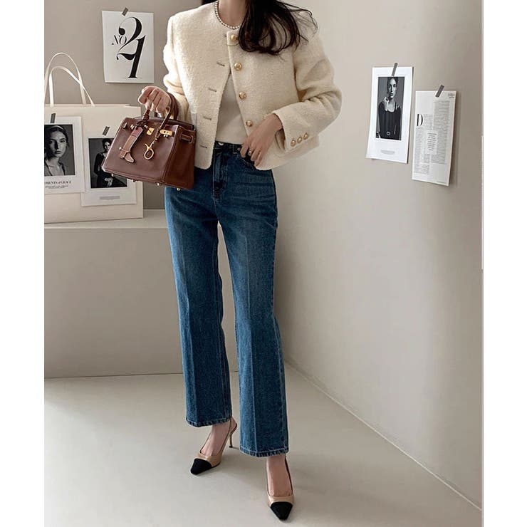 冬新作 ブークレ ショート丈 | LOVERS | 詳細画像6 