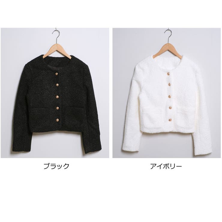 冬新作 ブークレ ショート丈 | LOVERS | 詳細画像17 