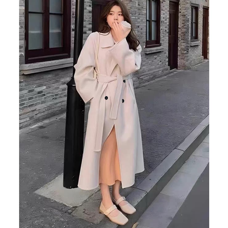 冬新作 ウエストベルト付き ロング丈 | LOVERS | 詳細画像7 