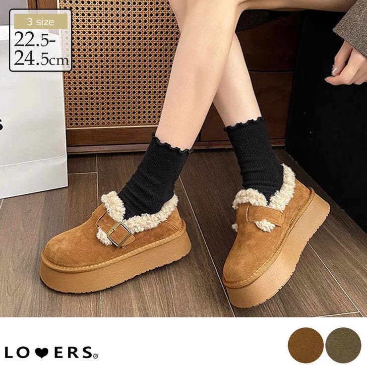 冬新作 フェイクムートン ベルトデザイン | LOVERS | 詳細画像1 