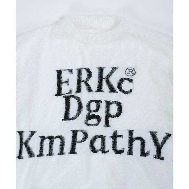 冬新作 ロゴデザイン シャギーニット | LOVERS | 詳細画像9 