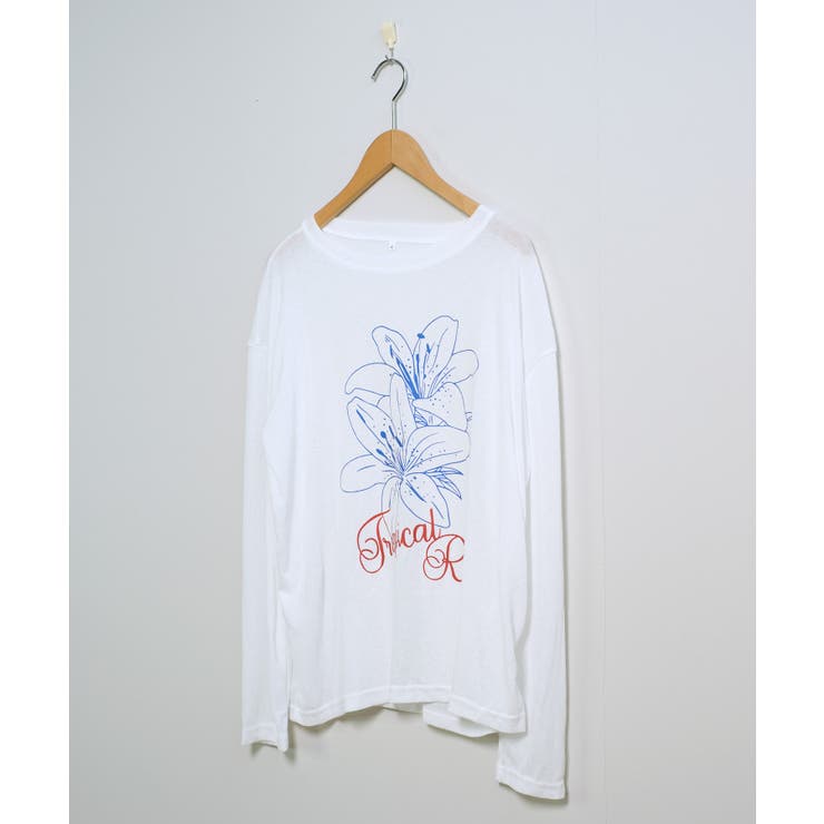 冬新作 フラワープリント シアーオーバートップス | LOVERS | 詳細画像11 