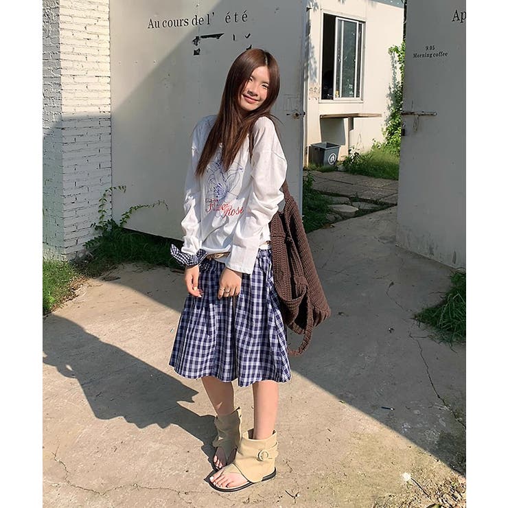 冬新作 フラワープリント シアーオーバートップス | LOVERS | 詳細画像8 