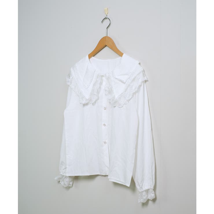 冬新作 ビックレースカラー フリル袖 | LOVERS | 詳細画像12 