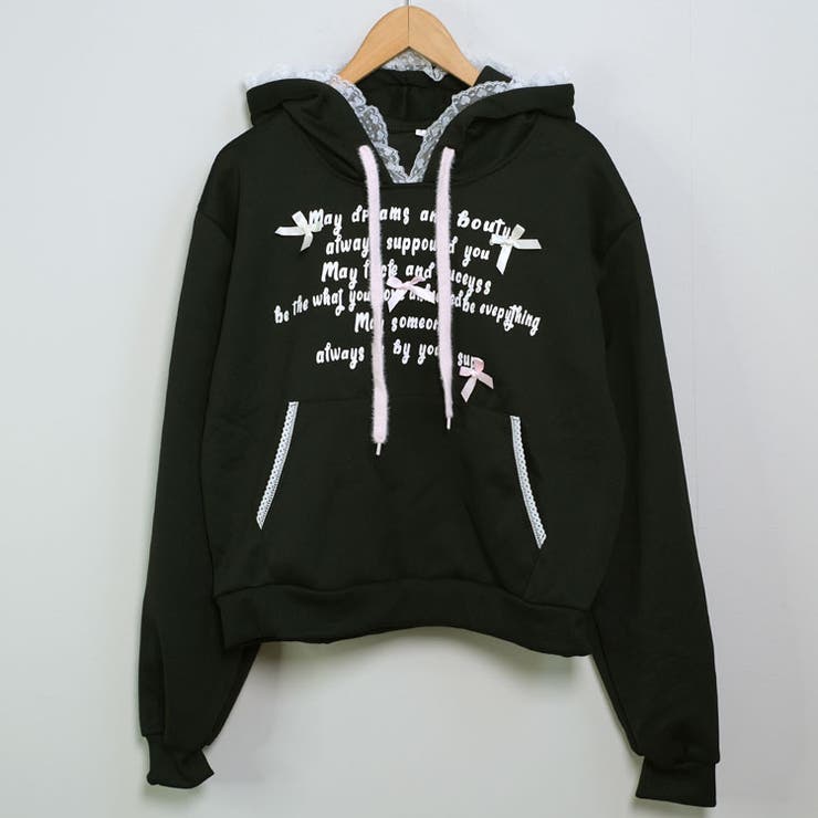 冬新作 レースフード ロゴリボン | LOVERS | 詳細画像16 