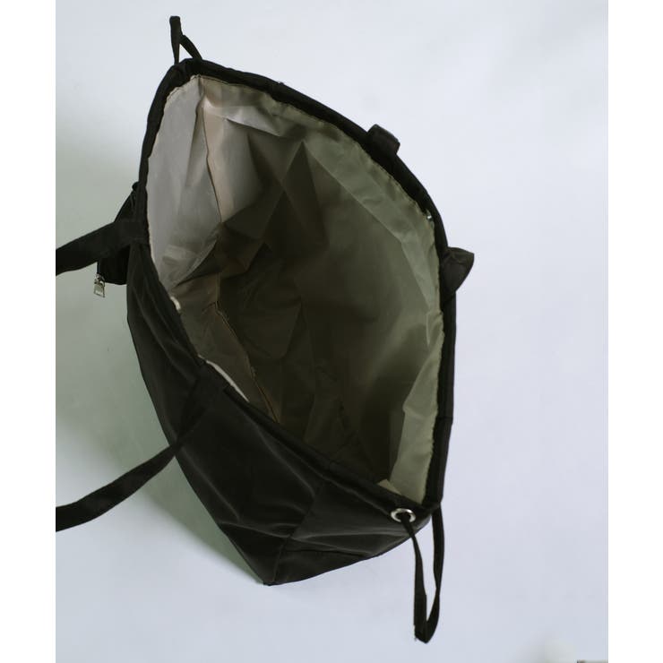 冬新作 ミニポーチ付き 巾着ナイロントートバッグA4サイズ | LOVERS | 詳細画像29 