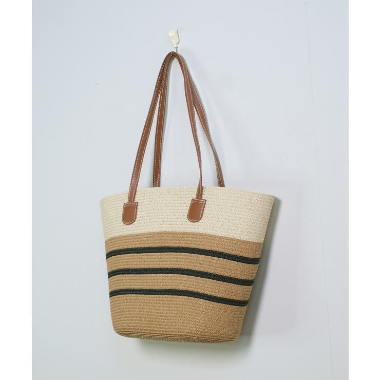 冬新作 PUレザーハンドル ストロー編み | LOVERS | 詳細画像26 