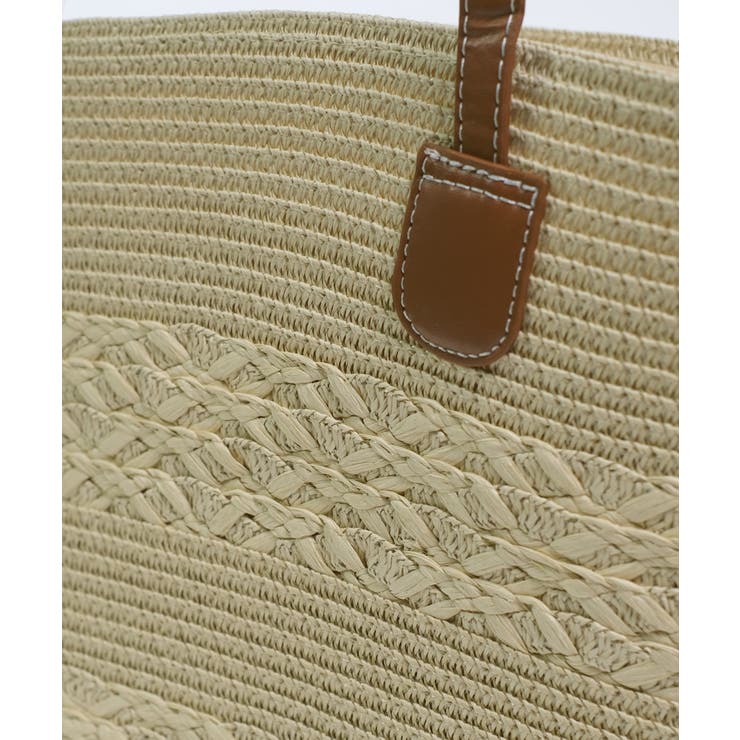 冬新作 PUレザーハンドル ストロー編み | LOVERS | 詳細画像30 