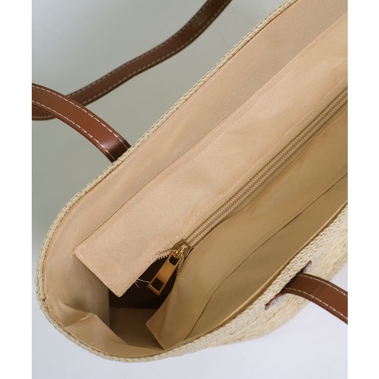 冬新作 PUレザーハンドル ストロー編み | LOVERS | 詳細画像31 