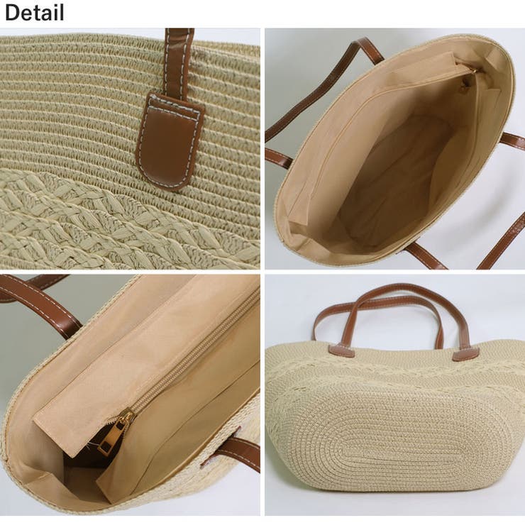 冬新作 PUレザーハンドル ストロー編み | LOVERS | 詳細画像33 