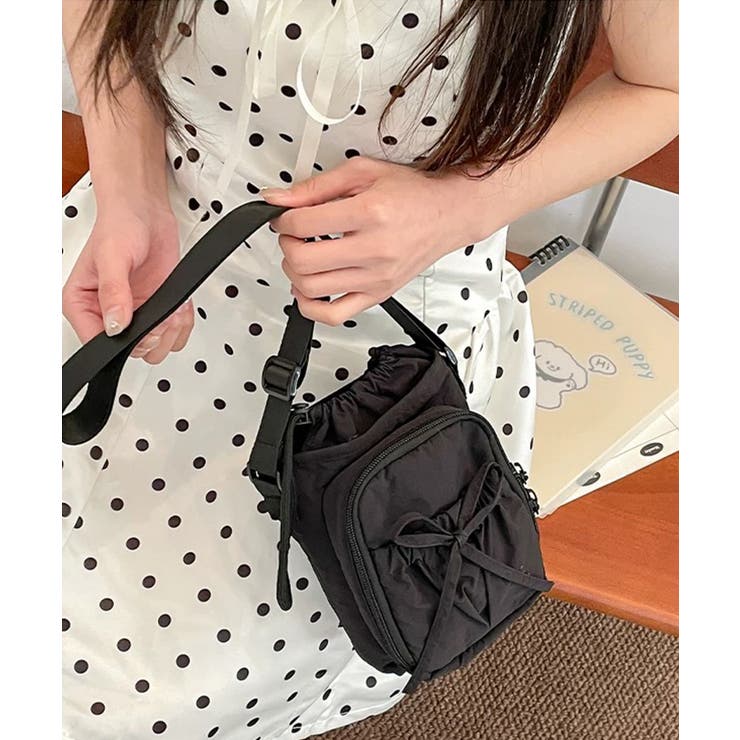 冬新作 リボンデザイン ポーチ付き | LOVERS | 詳細画像7 