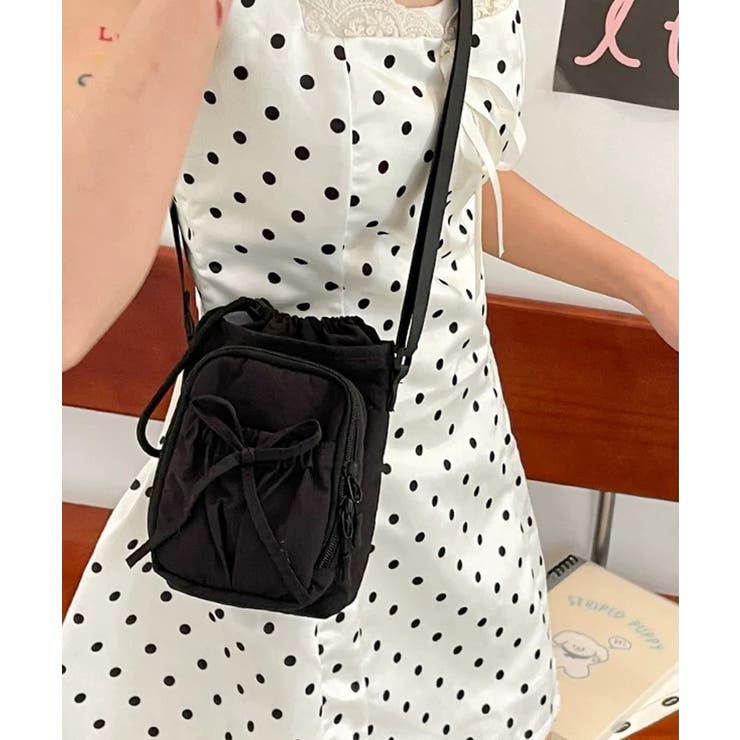 冬新作 リボンデザイン ポーチ付き | LOVERS | 詳細画像9 