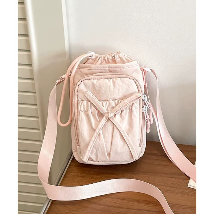 ピンク | 冬新作 リボンデザイン ポーチ付き | LOVERS